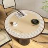 Mantel de cuero impermeable a prueba de aceite engrosado de doble cara de cuero para mesa de café mesa de comedor cubierta de mueble de TV camino de mesa lujo ligero alta calidad