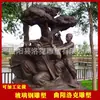 Creando Esculturas de Personajes de Fibra de Vidrio que Imitan el Bronce, Conmemorando Héroes (Héroes Significa: Héroes, que es una mala traducción y debería ser OOrS) del Ejército de la Octava Ruta en Parques y Lugares Pintorescos, Resistente al Exterior y al Clima