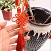 Mascarilla Facial de Cristal Nudo Chino Flor de Ópera de Pekín de un Lado Nudo Propicio para Extranjeros Regalos de Ultramar Bonsái Étnico Decoración