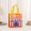 Bolsa de Tela Estampada de Parque de Diversiones Bolsa No Tejida Impermeable Bolsa para Llevar al Mayorista Bolsa de Regalo para Niños Empaque de Centro Comercial Dibujos Animados