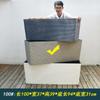 Caja de Verduras Profunda para Balcón Familiar Caja de Plantación en Tejado Caja Rectangular para Flores Maceta Grande de Plástico para Exteriores Maceta Grande para Flores