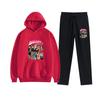 Amazon transfronteiriço anime japonês A Bizarra Aventura de JoJo conjunto de moletom com capuz estampa de moda masculino e feminino