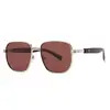 Gafas de Sol Polarizadas para Hombre, Popular Exportación Transfronteriza, Estilo Callejero Europeo y Americano, Modelo Influencer de Instagram, Gafas de Sol Cuadradas 14105