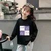 Roupas de Outono para Meninas Blusa de Meninas Camiseta de Meninas Algodão Puro Blusa de Manga Longa de Outono para Meninas Camada Interna de Bebê Camisa de Camada Base para Crianças