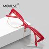 Estación independiente nuevo espejo plano ojo de gato 2175 moda calidad montura metálica para cejas gafas de montura negra para mujer personalizadas