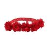 Acessórios de cabelo de princesa coreana com flores, faixa de cabelo de chiffon para crianças, adereços para fotos de bebê, faixa de cabelo de renda, atacado de fábrica