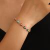 Pulsera de Ojo de Color Bohemio Pulsera de Ojo de Demonio Moda para Mujer Personalidad Retro Transfronteriza Nuevos Accesorios de Acero de Titanio