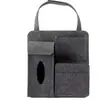 Bolsa de Armazenamento para Carro de Feltro, Bolsa Pendurada no Assento, Caixa de Armazenamento para Carro, Bolsa de Armazenamento para Encosto do Assento de Carro para Itens Diversos, Bolsa de Encosto do Assento
