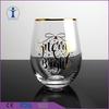 Vaso para huevo de cristal directo de fábrica al por mayor, vaso sin pie para hotel y hogar, copa de vino tinto