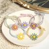 Estilo coreano Hyun-Hyun Estilo Margarida Cabelo Laço Flor Corda de Cabelo Doce Internet Popular Menina Tendão de Borracha Corda de Cabelo Bonito Pulseira Headwear