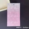 10x 18 colección tarjeta trasera cadena para teléfono móvil llavero colgante de tarjeta trasera bolsa de embalaje de cartón decoración materiales de tarjeta de embalaje