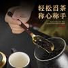 Accesorios para Juego de Té Grande: Aguja de Té de Madera de Cobre Ébano, Cuchillo de Té, Pinzas de Té, Bolígrafo de Mantenimiento para Tetera, Paño de Té, Raspador de Té, Herramientas para Preparar Té