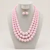 Estilo exagerado de moda transfronteriza coreana Dongdaemun joyería perlas cuentas collar de múltiples capas envolvente cadena de clavícula temperamento