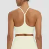Sutiã com Tiras Cruzadas Secagem Rápida Respirável Tira Fina Costas Bonitas Top de Yoga Alta Elasticidade Esportivo Corrida Fitness Colete Slim Fit Feminino