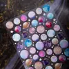 Adesivos para Unhas Cyansea Planeta dos Sonhos Céu Estrelado DIY Em relevo 3D Adesivo Autocolante de Fundo Adesivos Decorativos
