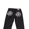 Jeans hip hop de comercio electrónico transfronterizo Pantalones de alta calle americanos Jeans de diseño de telaraña hip hop para hombre