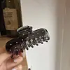 Pinza de tiburón extragrande con un toque de alta gama, pinza para el cabello exquisita y robusta para la parte posterior de la cabeza, adecuada para cabello grueso