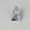 Botões irregulares de plástico ABS imitando metal, ecológicos, botões de costura manual para casacos e sobretudos, botões de alta qualidade