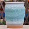 Vaso de Flor Carnudo Pequeno Defeito Panela Quente Panela Cogumelo Cerâmica Diâmetro Grande Simples Planta Verde Ébano Antigo Pilha Vaso de Cerâmica de Penhasco
