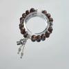 Pulsera de Cuentas de Vidrio Bolsa de la Suerte Estilo Chino como Fuego Nuevo Pulsera de Temperamento Moda China Joyería de Tendencia Nacional de Alta Gama