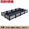 Artefacto para plantar verduras rectangular balcón familiar en azotea maceta grande de plástico maceta para plantar verduras en patio exterior verduras