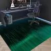 Alfombra de Juego para Habitación de E-Sports, Alfombrilla de Piso para Escritorio de Computadora, Silla Giratoria, Silla de E-Sports, Alfombrilla Antideslizante, Alfombrilla para Pies Insonorizada y Resistente a Manchas para Dormitorio del Hogar