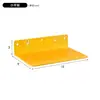 Tablero perforado colorido inspirado en la dopamina para decoración de pared de sala de estar, un nuevo estante de almacenamiento metálico engrosado con accesorios magnéticos, diseñado para ocultar imperfecciones