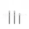 Taco de Hueso de Aleación de Titanio F136 con Agujero Lateral Barra Recta G23 Titanio Taco de Diablo Taco para Lóbulo de la Oreja Taco para Hueso de la Oreja Joyería para Piercings Accesorio Cabeza
