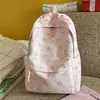 Mochila de Estilo Coreano Ins de Dibujos Animados con Estrellas para Mujer, Gran Capacidad, Ligera, Versátil Mochila Escolar para Estudiantes, Mochila Casual de Viaje