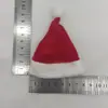 Decoración festiva para botella de vino tinto Muñeco con gorro navideño pequeño Figurilla Gorro navideño pequeño Bufanda Cubiertos Accesorios