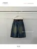 Pantalones Vaqueros Cropped Lavados Vintage T-PLATFORM para Figuras Menudas, Principios de Otoño 2026 Pantalones de Pierna Ancha de Siete Puntos 58038
