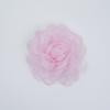 Hilo Estrellado Estilo Coreano Hecho a Mano Borde Quemado Tela de Flores Borde Quemado Rosa Flor de Muñeca DIY Zapatos y Sombreros Pasador Accesorios de Ropa