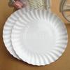 Suministro del Fabricante, Platos Redondos de Papel Desechables, Platos de Papel de 6 pulgadas 7 pulgadas, Tazones de Papel, Grado Alimenticio, Se Pueden Personalizar