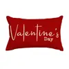 Funda de Almohada para el Día de San Valentín Transfronteriza, Decoración de Ambiente Festivo, Funda de Cojín para Sofá del Hogar, Funda de Cojín para Dormitorio con Estampado de Amor