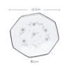 Juego de porcelana blanca tallada barro de jade boceto pequeña margarita maceta octagonal soporte para burbujas secas soporte para té soporte para maceta transparente de cerámica plato para maceta bandeja de té