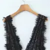 Vestido de Moda Feminina Design Inverno 2025 com Estilo Único, Versátil, Ajustado ao Corpo, Casual, Sexy e de Luxo Leve