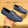 2025 Transfronterizo talla grande 47 Zapatos Casuales de Cuero Zapatos de Moda para Jóvenes Suela Blanda Zapatos para Conducir Zapatos Perezosos Zapatos tipo Mocasín Zapatos de Hombre