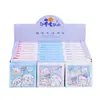 Paquete de 40 pañuelos pequeños infantiles con diseño de dibujos animados, portátiles, impresos, hechos de pulpa de madera virgen, adecuados para uso tanto seco como húmedo