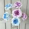 3 Flores de Peonía Artificiales para Decoración de Bodas, Arreglos Florales, Decoraciones de Pasillo y Arreglos de Flores de Bienvenida