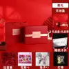 Caja de Regalo de Empaque Roja con Lazo Nuevo Modelo 2026 para Bodas, Exquisita Caja de Regalo de Tapa y Base de Alta Gama Disponible para Venta al por Mayor