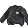 Camiseta Base para Niños Otoño Invierno 2026 Nueva Elegante Ropa de Invierno para Niños, Moderna Prenda Superior Gruesa de Invierno con Forro de Polar