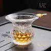 Colador de té al por mayor, filtro de té de vidrio transparente, colador de hojas de té, malla filtrante, filtro, accesorios para juego de té Kung Fu
