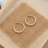 Pendientes de Aro de Metal Cepillado Plateado para Mujer, Adelgazantes, Estilo Minimalista, Diseño de Nicho, Pendientes de Aro con Cierre de Plata