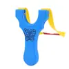 Tirachinas de mariposa de banda plana de madera colorida, horquilla de madera de banda ancha de madera de haya, multifuncional, tirachinas para niños de banda ancha de madera de haya, el más vendido transfronterizo