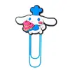 Hello Kitty Sanrio Pvc Desenho Animado Colorido Clips de Papel Grandes Material de Escritório Divisórias de Página Marcadores de Livro Alfinetes Criativos