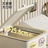 Cubo de basura para baño operado con el pie, Bote de basura doméstico para sala de estar, inodoro y espacios estrechos con apertura de pedal