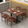 Juego de Mesa y Sillas Comerciales para Tiendas de Té de Leche, Hamburgueserías, Restaurantes de Comida Rápida, Fonderías, Tiendas de Pollo Frito, Restaurantes de BBQ, Pastelerías Combinaciones de Mesa y Silla