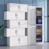 Armário de Arquivo de Escritório de Ferro, Armário de Documentos de Aço, Armário de Comprovantes Financeiros, Estante com Gaveta Trancável, Armazenamento de Escritório
