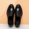 Gran Venta Zapatos Casuales de Cuero para Hombre Zapatos de Negocios Transpirables de Cuero Genuino para Hombre Un Paso Piel de Vaca de Primera Capa Zapatos de Cuero para Hombre Británicos Ligeros