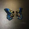 Roupas Vintage Brincos de Flor Vermelha Vibrante de Verão Presilhas de Orelha Acessórios de Orelha